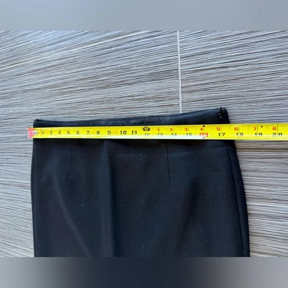 J. Crew Elegant Black Pencil Wool Lined Skirt Size 12 NWOT PRICE IS FIRM - Picture 5 of 8